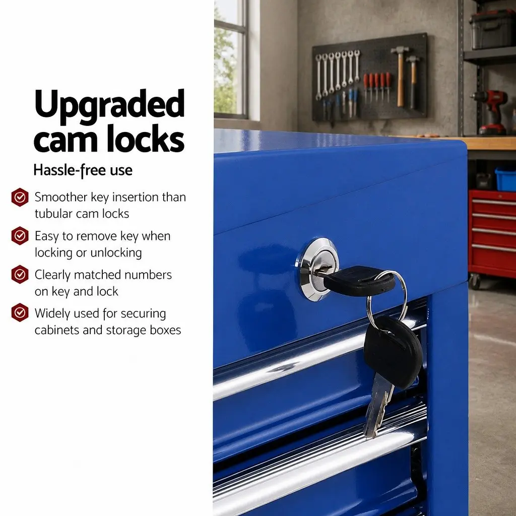 17 Drawer Tool Box Cabinet for Home Use
