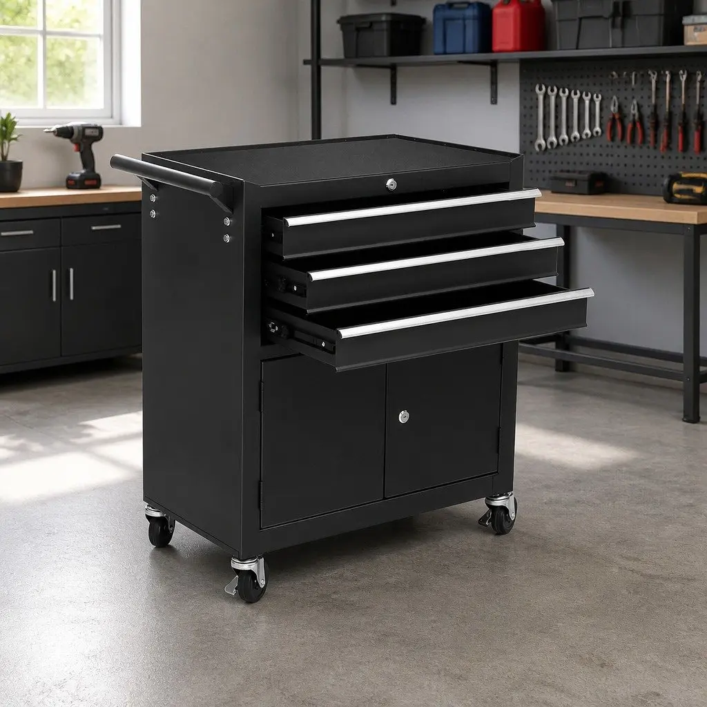Tool Box Trolley for Home Use and Garage