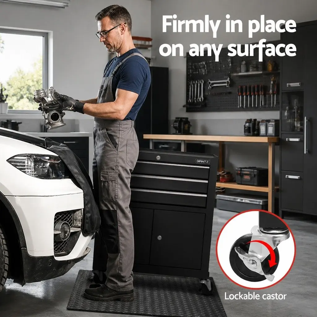 Tool Box Trolley for Home Use and Garage