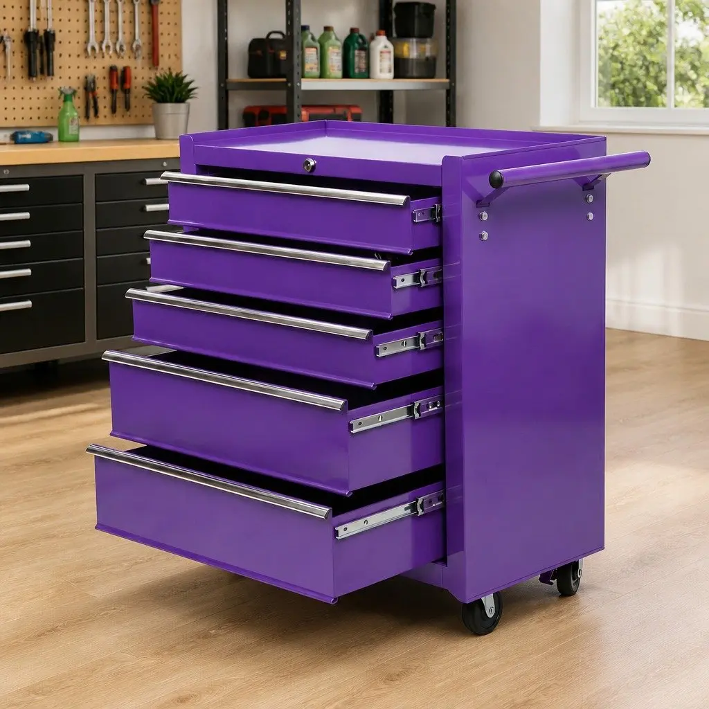 5 Drawer Tool Trolley for Home Workshops