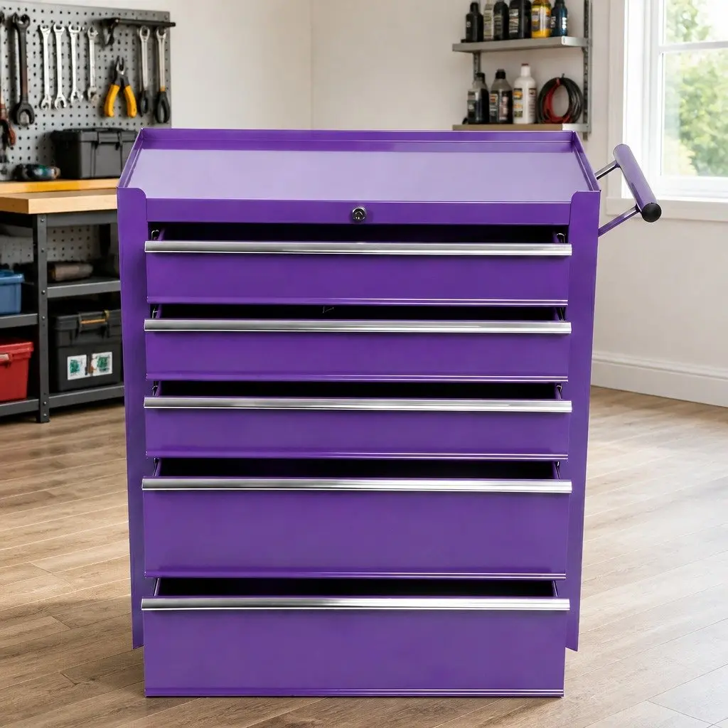 5 Drawer Tool Trolley for Home Workshops