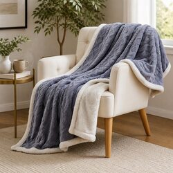 Versatile Double-Sided Blanket for Home and Travel