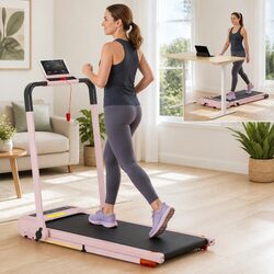 Home-Friendly Foldable Treadmill with Multiple Incline Options