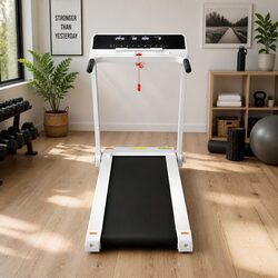 Electric Treadmill Home Gym Fitness Machine Foldable 12 Programs 1-14km/h White