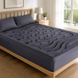 Practical Charcoal Mattress Topper for Everyday Comfort