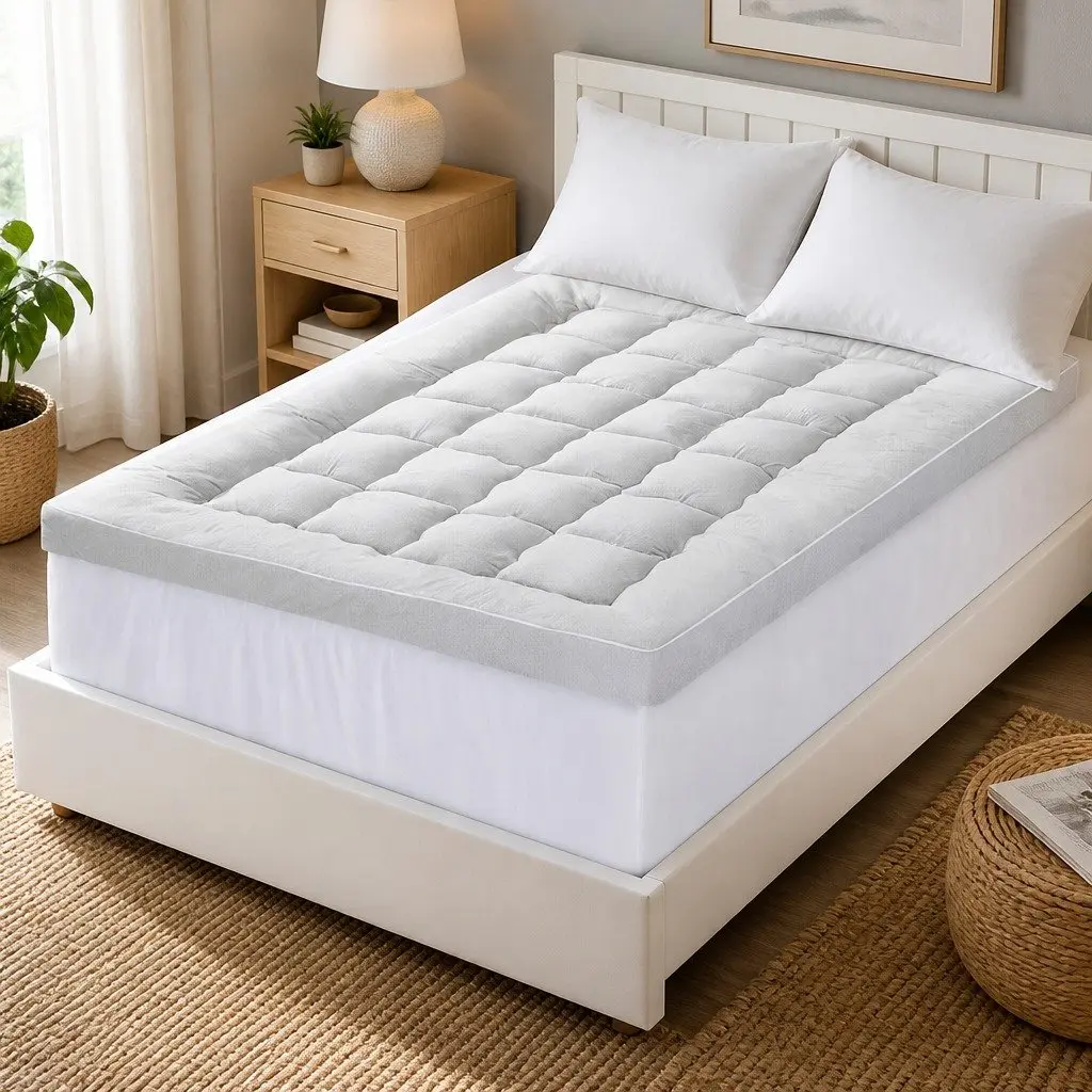 11cm Thick Pillowtop Mattress Topper for Sleepers