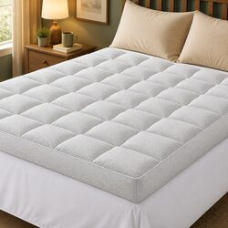 Practical 11cm Pillowtop Mattress Topper for Home Use