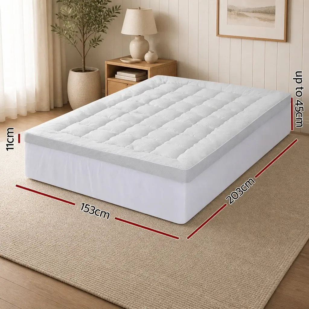 11cm Pillowtop Mattress Topper for Home Use