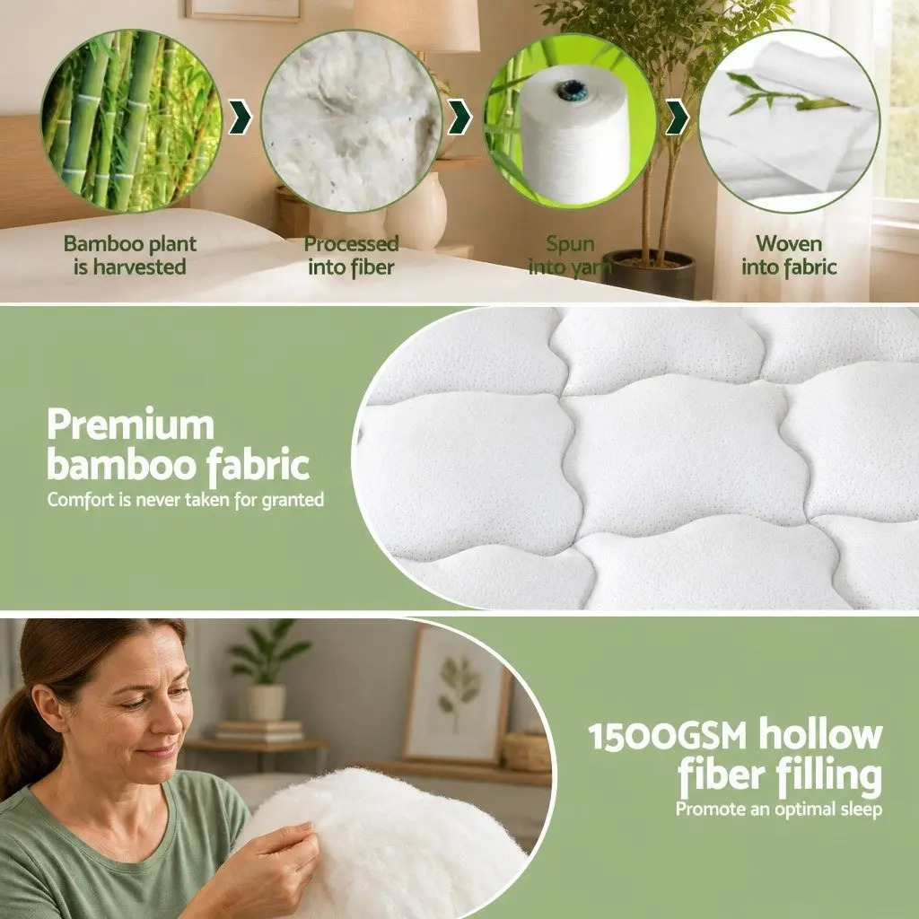 11cm Pillowtop Mattress Topper for Home Use