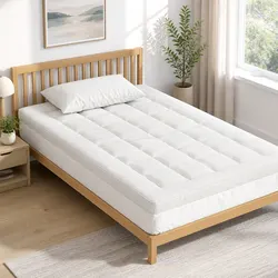 Real Comfort at Home with a 7.5cm Thick Pillowtop Mattress Topper