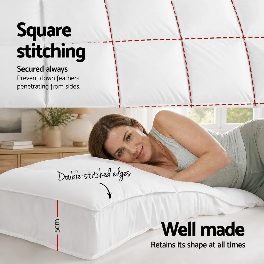 Double Mattress Topper Bamboo Charcoal Microfibre 5cm Thick White 45cm Deep