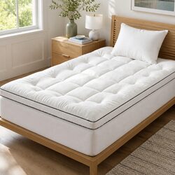 Single Mattress Topper Ideal for Cozy Bedrooms