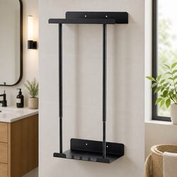Versatile Adjustable Towel Rack for Home Use