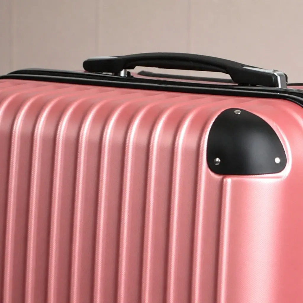 24 Inch Luggage Suitcase Hard Shell Trolley Travel Spinner Wheels Carry Bag