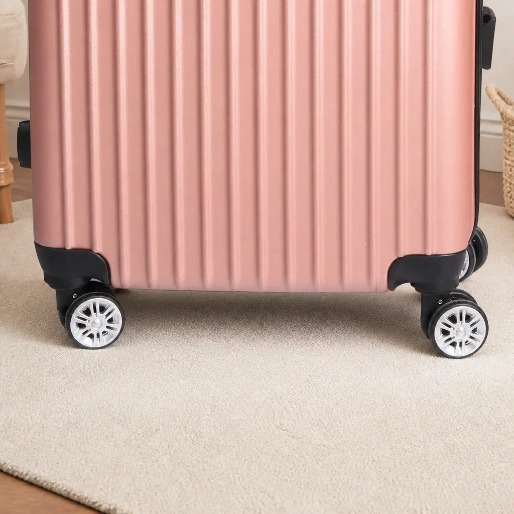 24 Inch Luggage Suitcase Hard Shell Trolley Travel Spinner Wheels Carry Bag