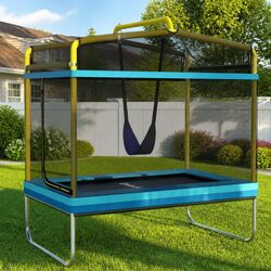 Ideal 6FT Kids Trampoline with Swing for Home Use
