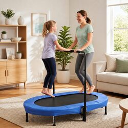 Practical 56-Inch Fitness Trampoline for Home Use