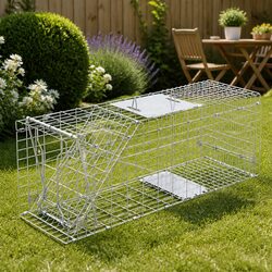 Practical Humane Animal Trap Cage 94x34cm for Home Use