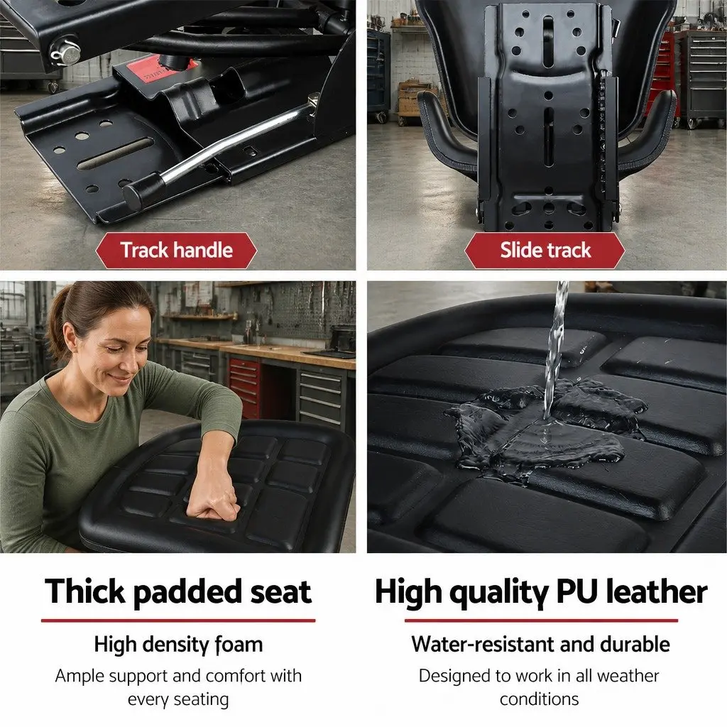 Universal Tractor Seat Forklift Excavator Digger Truck Heavy Machinery Chair