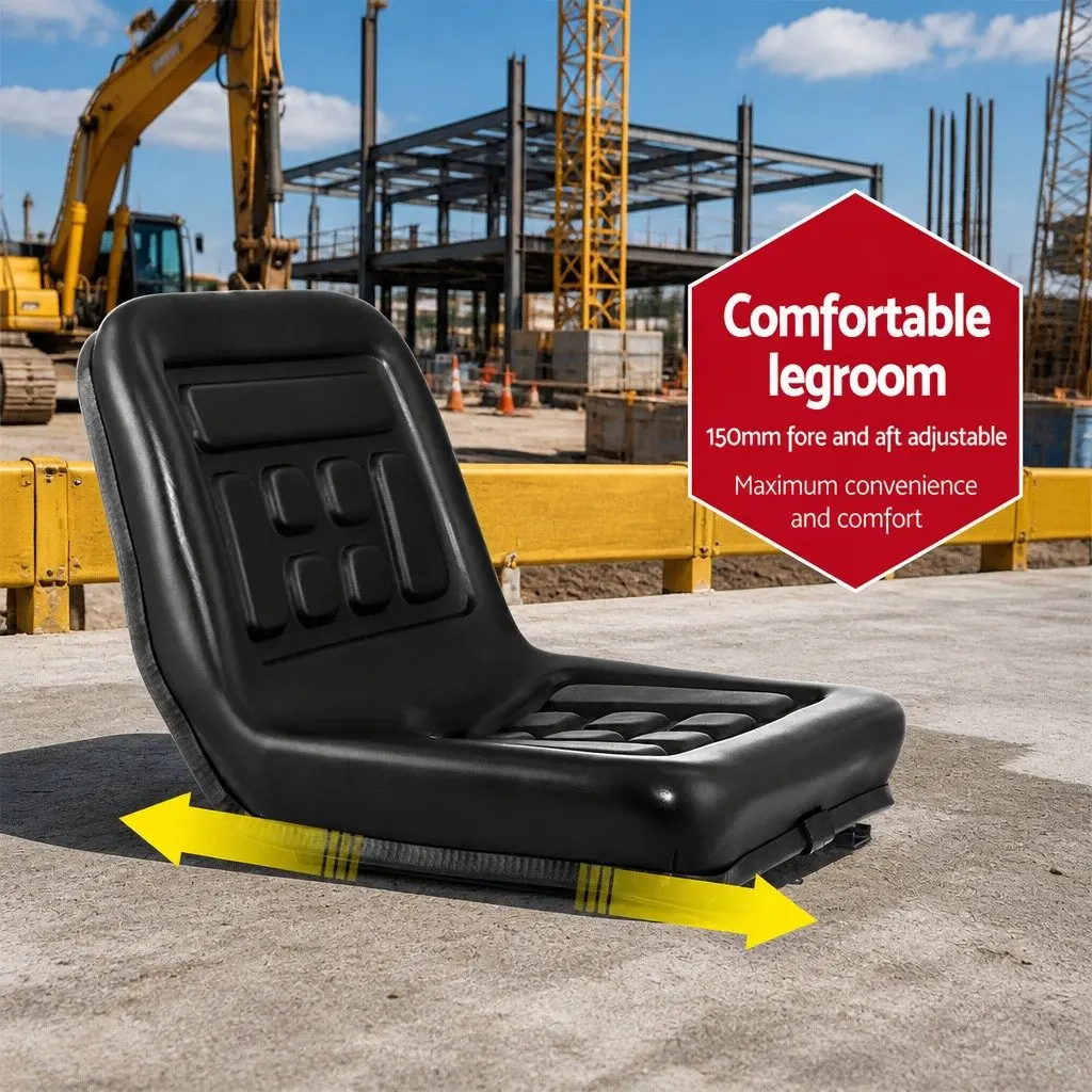 Universal Tractor Seat Forklift Excavator Suspension Chair Adjustable Heavy