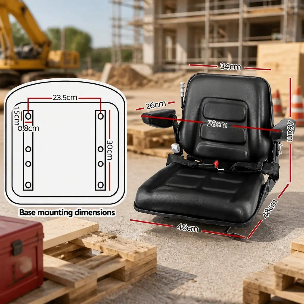 Universal Tractor Seat for Heavy Equipment