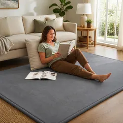 Comfortable 3cm Thick Grey Tatami Mat for Home Use