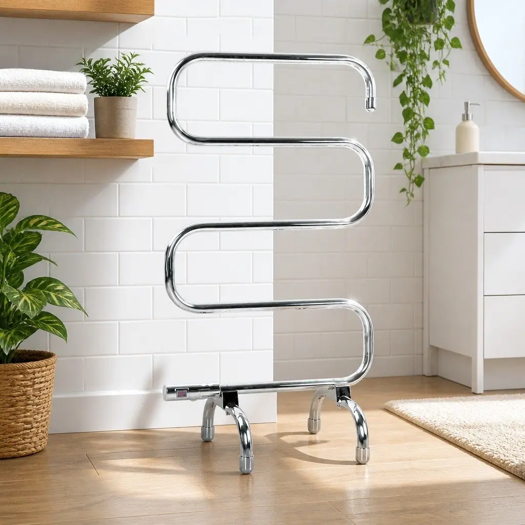 5-Bar Heated Towel Rail for Home Use