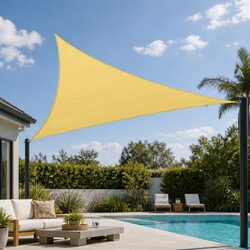 Practical Triangle Shade Sail for Gardens and Patios