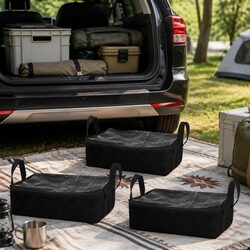 3PCS Versatile Camping Storage Bags with Zippers