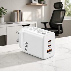 Essential 3-Port USB C Charger for Everyday Use