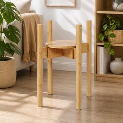 Practical Bamboo Plant Stand Fits Any Home Space