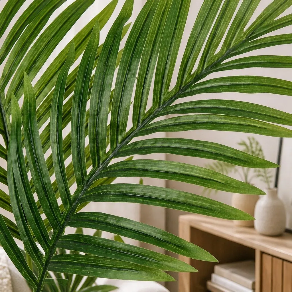 Artificial Oak Tree 95cm Indoor Green Fake Plant with Flexible Branches and Silk Leaves for Home Decor