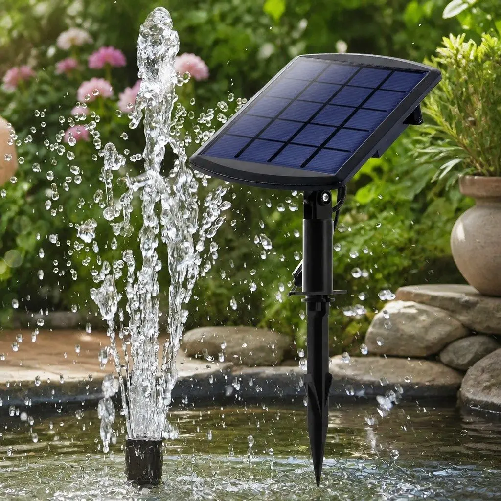 Solar Fountain Pump for Home Gardens