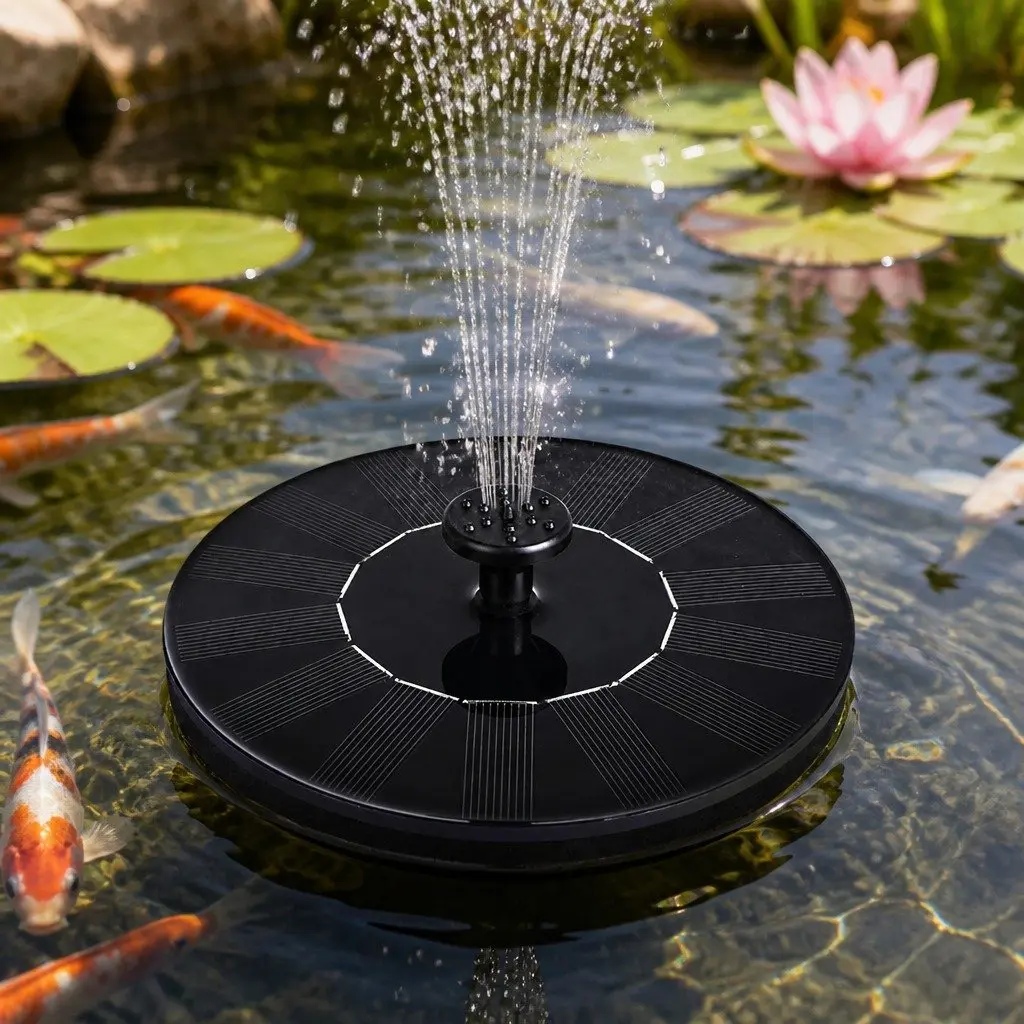 Solar Fountain Brushless Pump 16cm Black