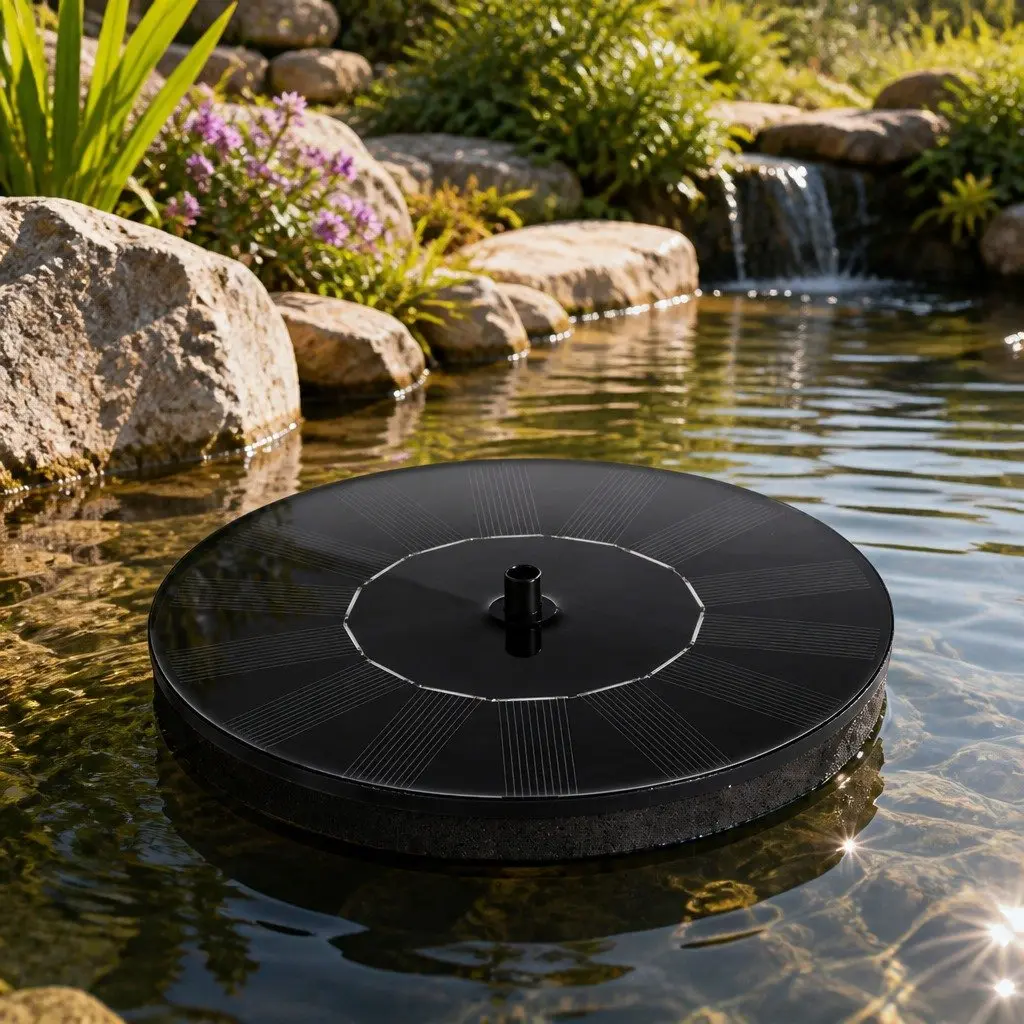 Solar Fountain Brushless Pump 16cm Black