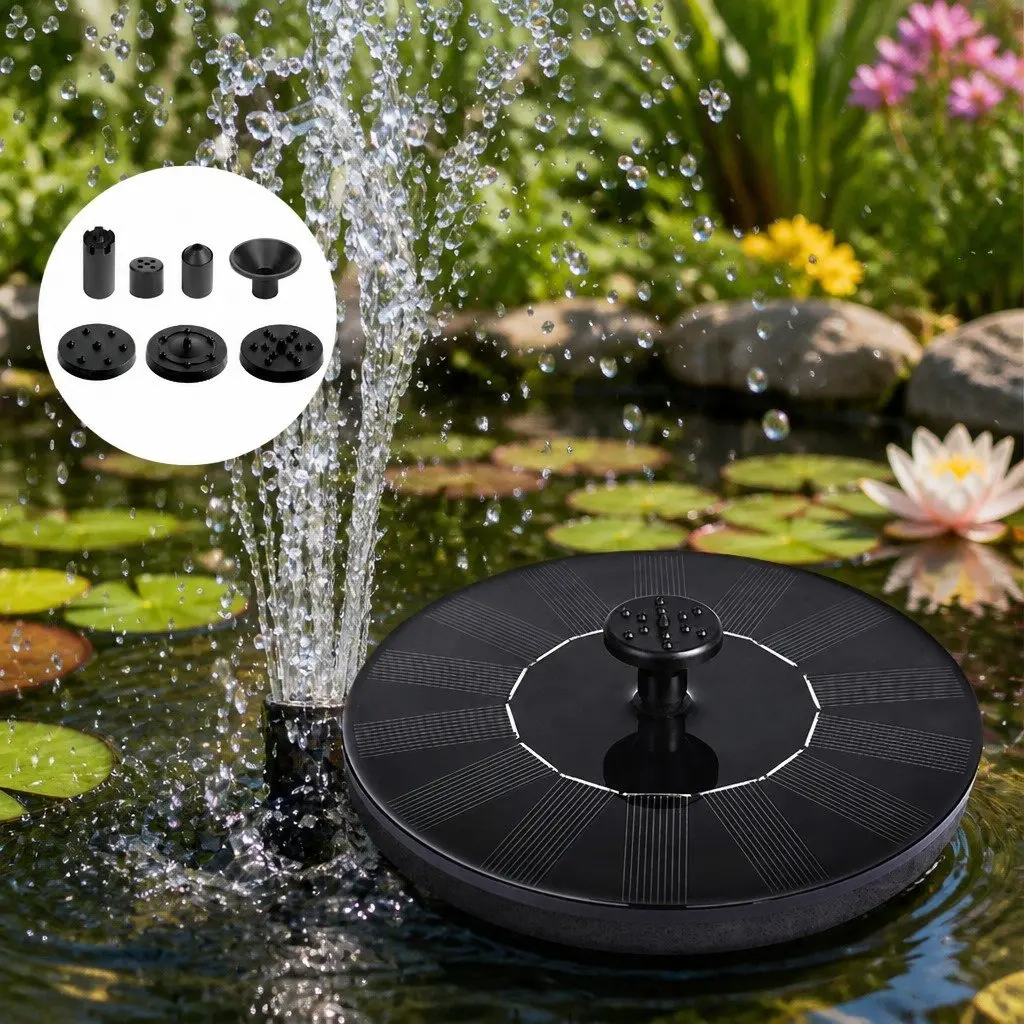 Solar Fountain Brushless Pump 16cm Black