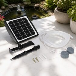 Practical Solar-Powered Oxygenator for Home Aquatics