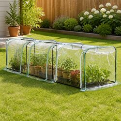 Portable Greenhouse for Easy Plant Protection at Home