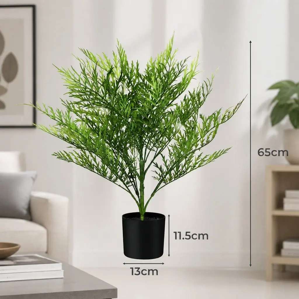 Artificial Tree PE Leaves 65CM Green Indoor Outdoor Home Garden Decor Faux