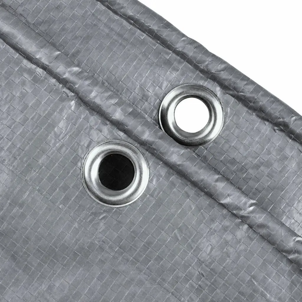 Heavy Duty Tarp 200GSM Waterproof Non-woven Polypropylene Grey Black Multiple Sizes