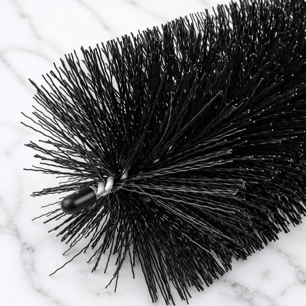 Gutter Guard Brush Black Nylon Leaf Debris Blocker Heavy Duty 10cm Diameter 92cm Length