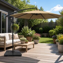 Practical 3m Cantilever Umbrella for Various Settings