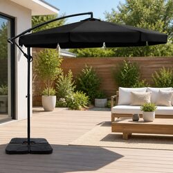 Perfect Shade Solutions: 3m Outdoor Cantilever Umbrella