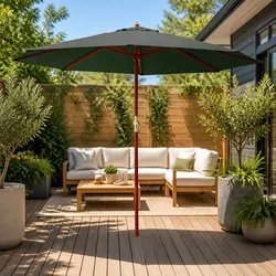 3m Outdoor Umbrella Ideal for Patios and Beaches