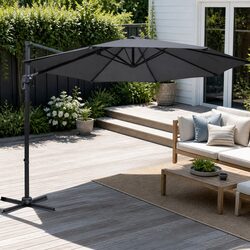 Practical 3m Cantilever Umbrella for Outdoor Use