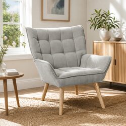 Versatile Grey Armchair for Any Room in Your Home