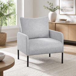 Ideal Grey Armchair for Cozy Living Room Spaces