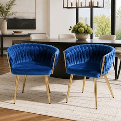 Versatile Blue Velvet Armchairs for Your Home
