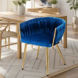 Comfortable Velvet Dining Armchair for Everyday Use