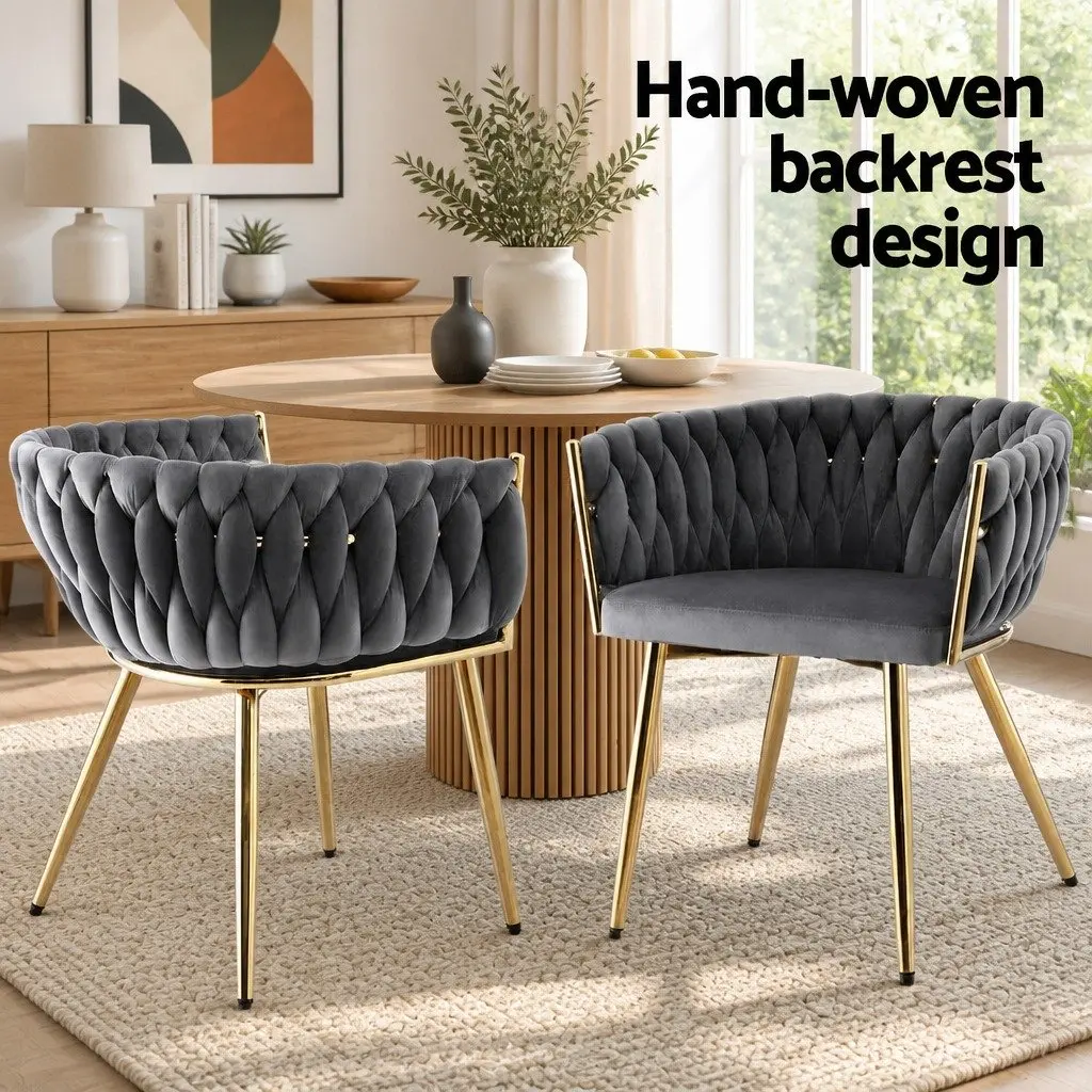 Velvet Armchair for Dining and Living Rooms